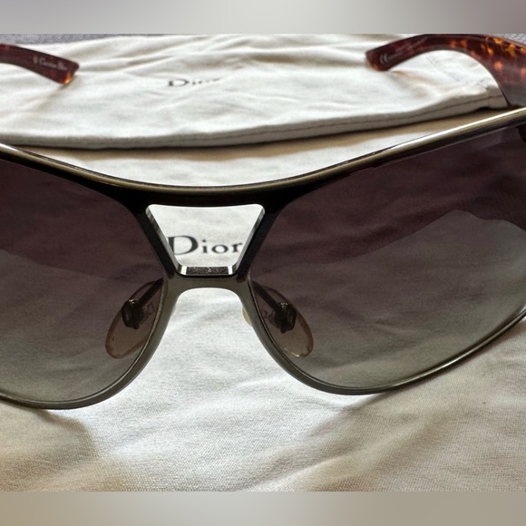 Christian Dior BUCKLE 2 Wrap Sunglasses Fall 2000 Y2K EUC - Picture 8 of 10